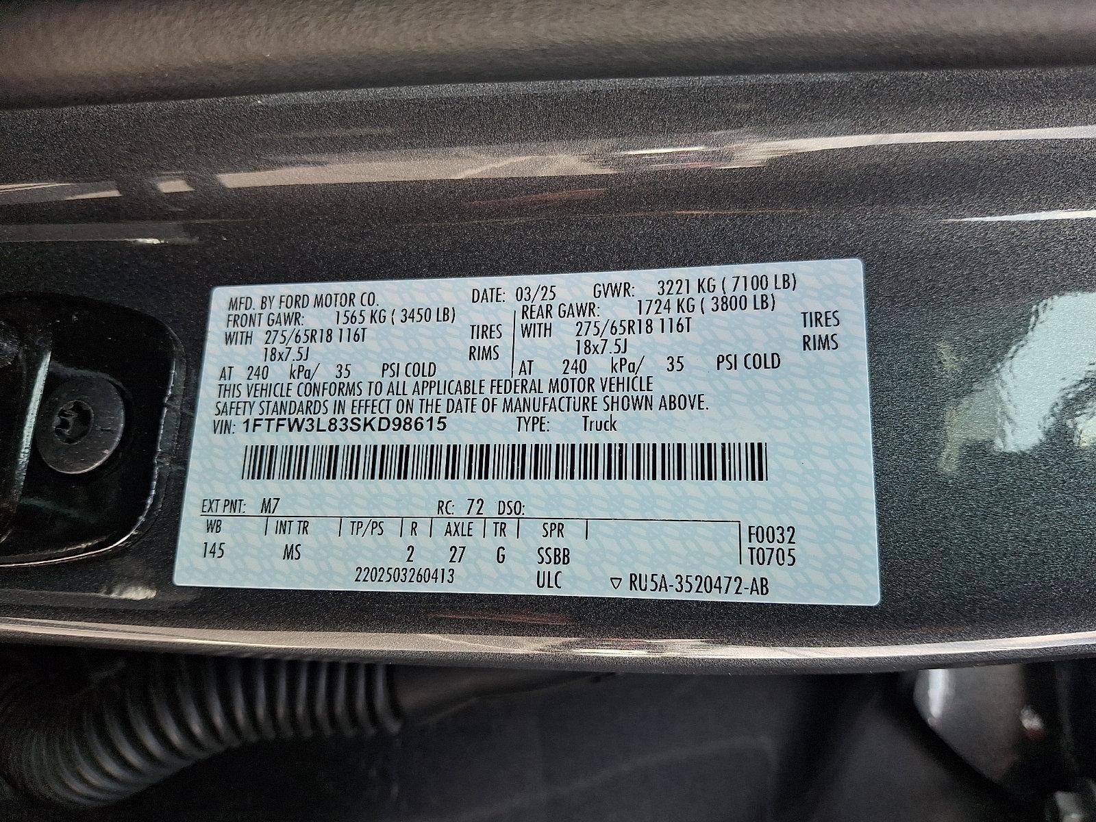 2025 Ford F-150 XLT 4WD SuperCrew 5.5' Box