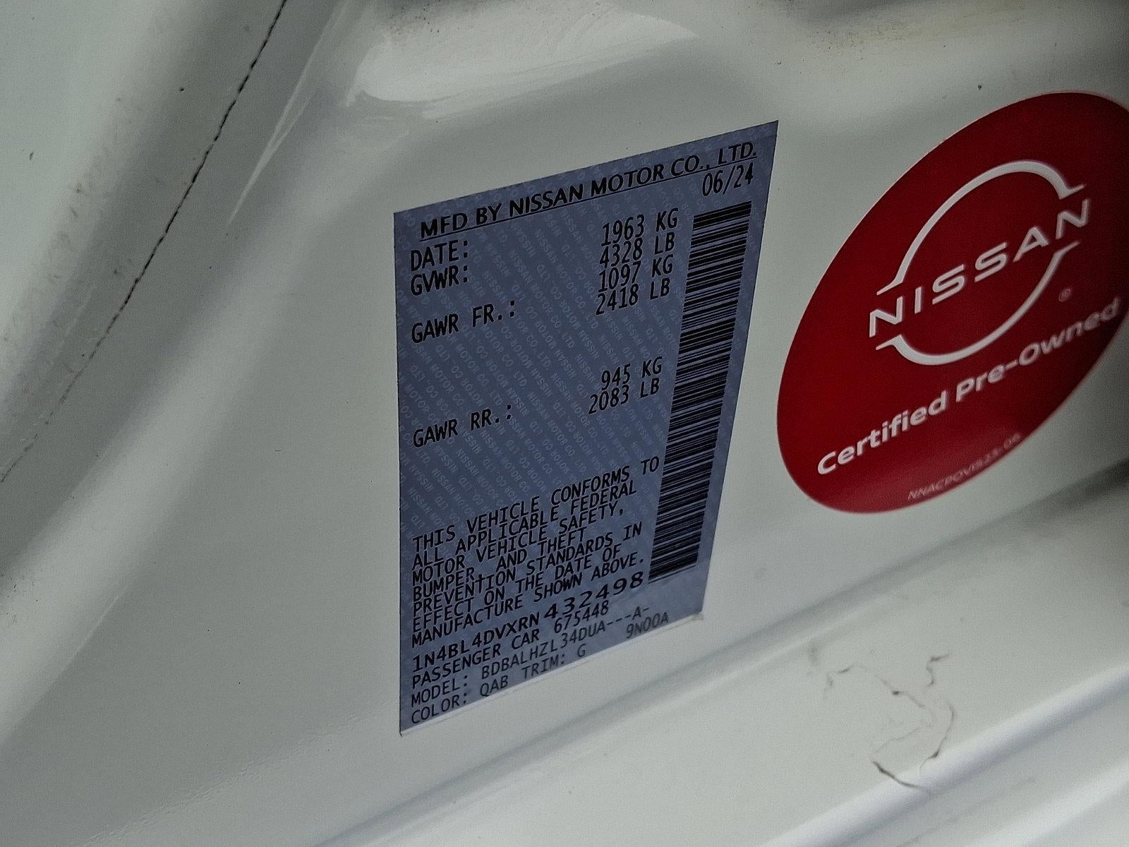 2024 Nissan Altima SV