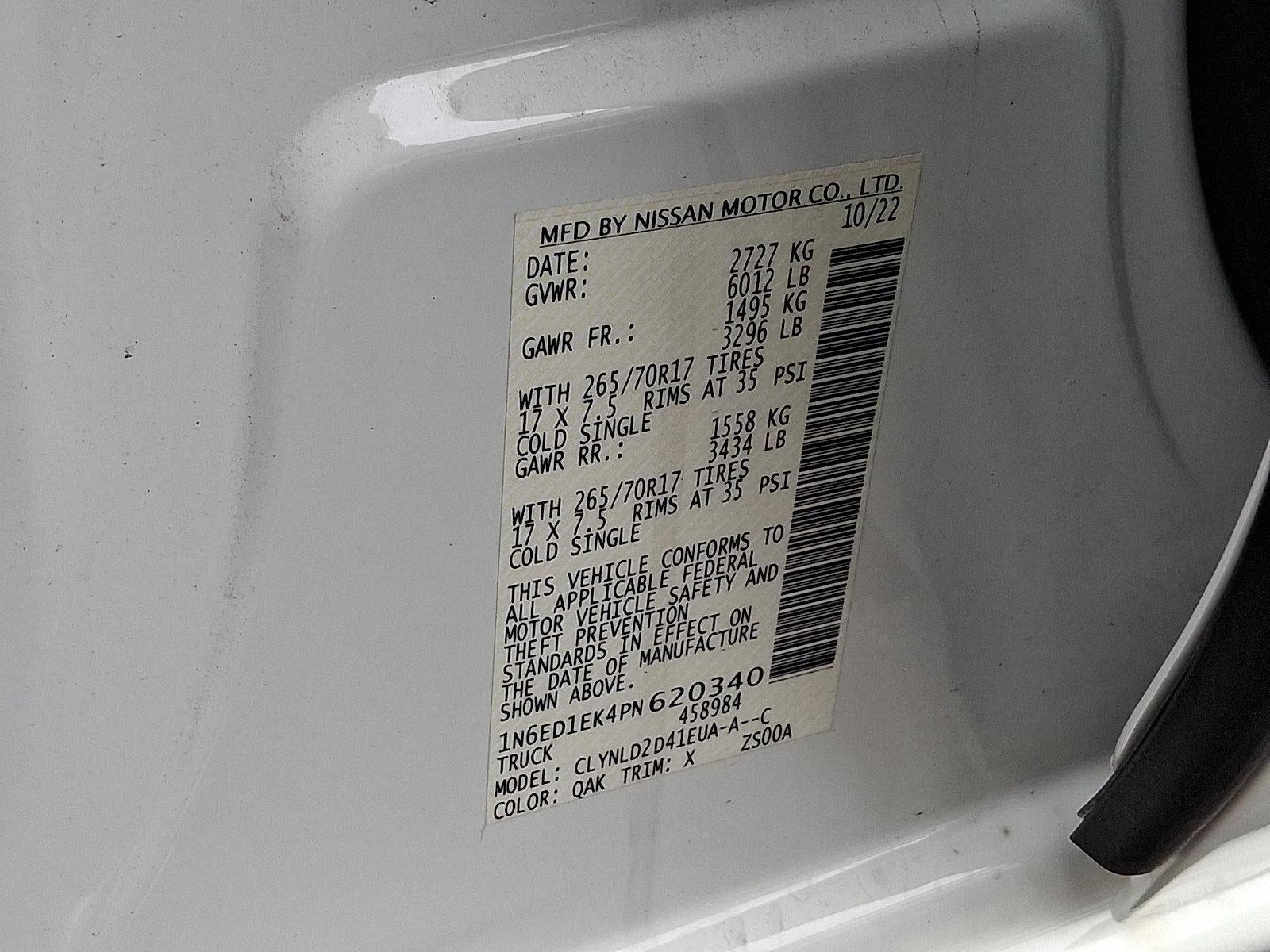 2023 Nissan Frontier Crew Cab PRO-4X®