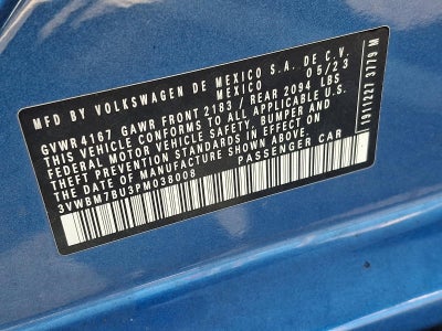 2023 Nissan Sentra SV CVT