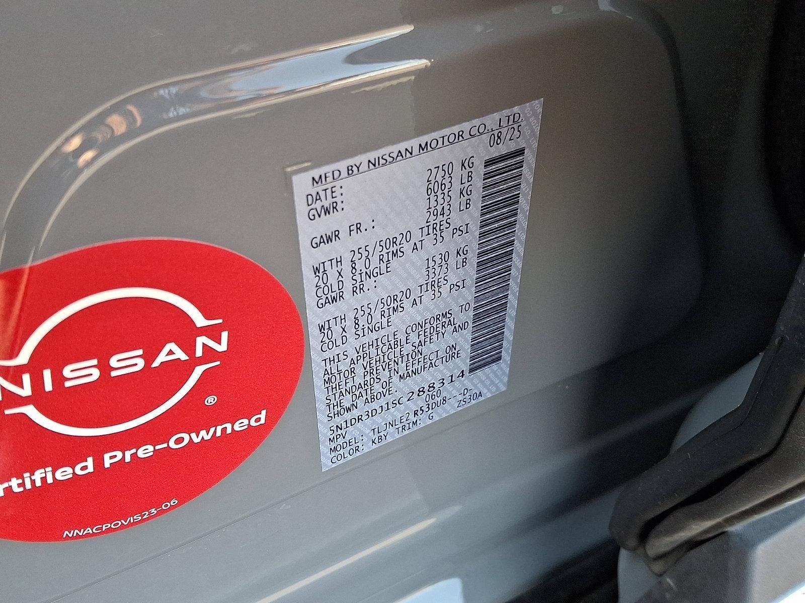 2025 Nissan Pathfinder Platinum 4WD