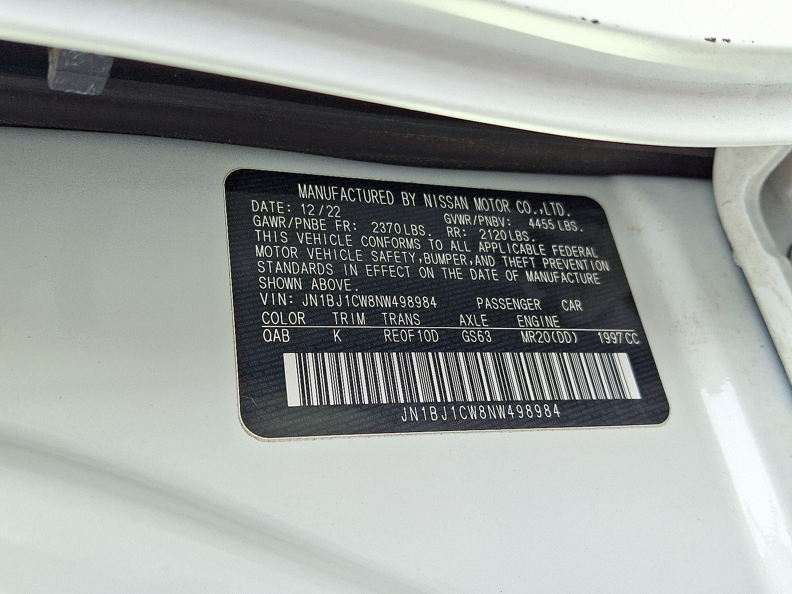 2022 Nissan Rogue Sport SL