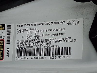 2020 Toyota Tacoma 4WD SR