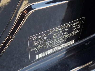 2016 Hyundai SONATA 2.4L SE