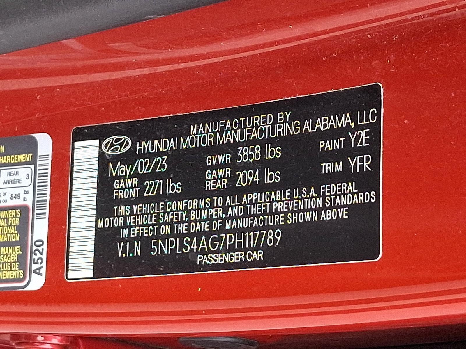 2023 Hyundai ELANTRA SEL