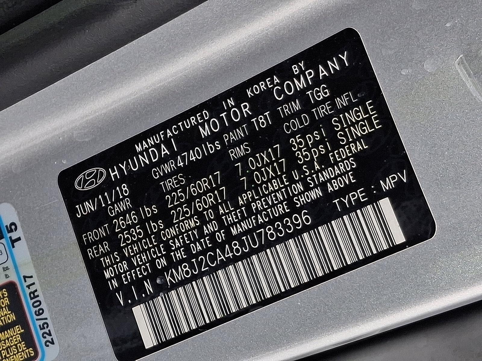 2018 Hyundai TUCSON SE