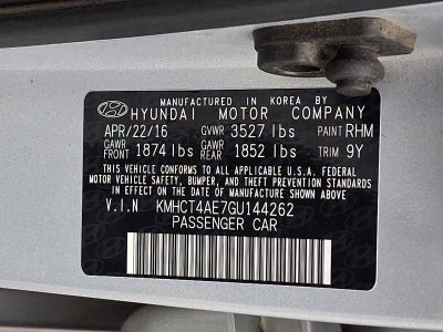 2016 Hyundai ACCENT SE