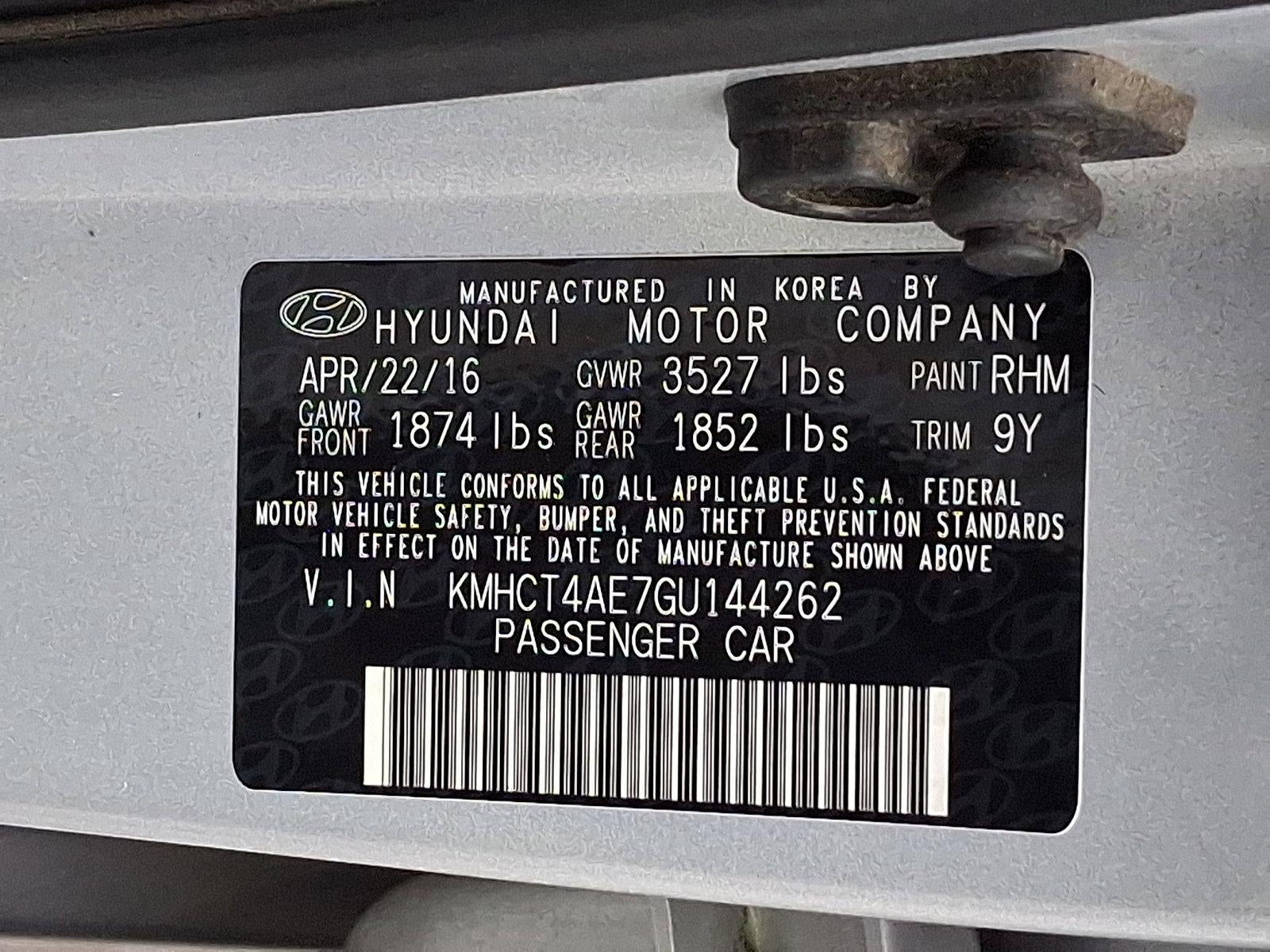 2016 Hyundai ACCENT SE