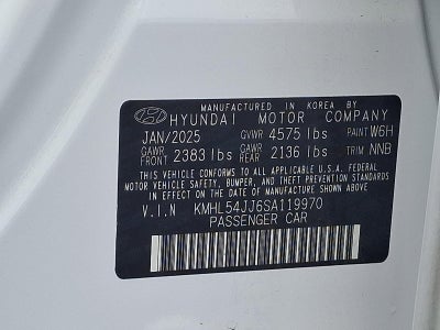 2025 Hyundai SONATA Hybrid Limited