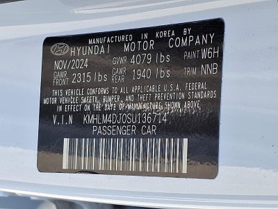 2025 Hyundai ELANTRA Hybrid SEL Sport