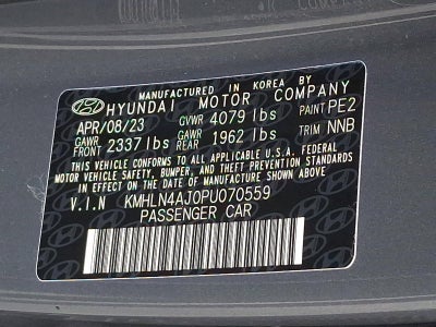 2023 Hyundai ELANTRA Hybrid Limited