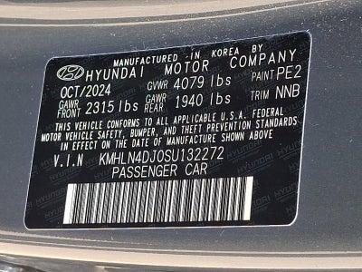 2025 Hyundai ELANTRA Hybrid Limited