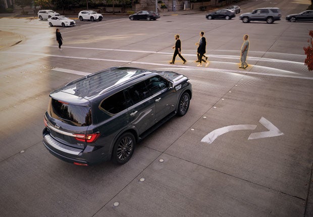 2024 INFINITI QX80 Key Features - PREDICTIVE FORWARD COLLISION WARNING | Faulkner INFINITI of Mechanicsburg in Mechanicsburg PA
