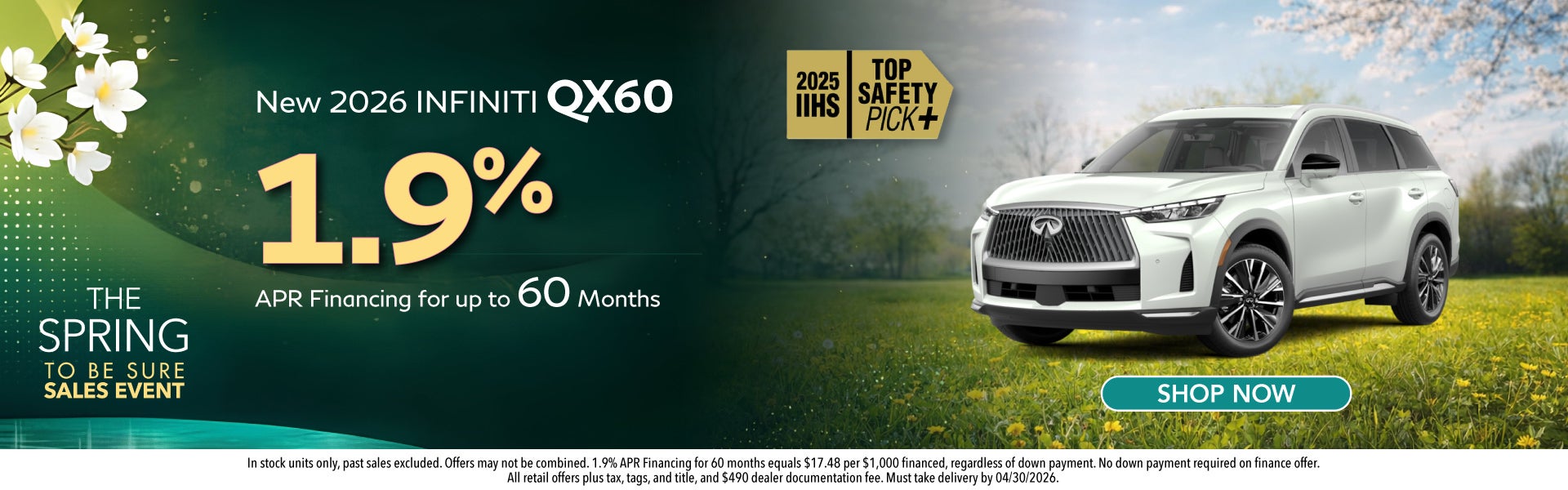 New 2026 INFINITI QX60 Models