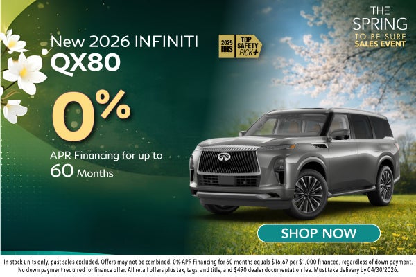 New 2026 INFINITI QX80 Models