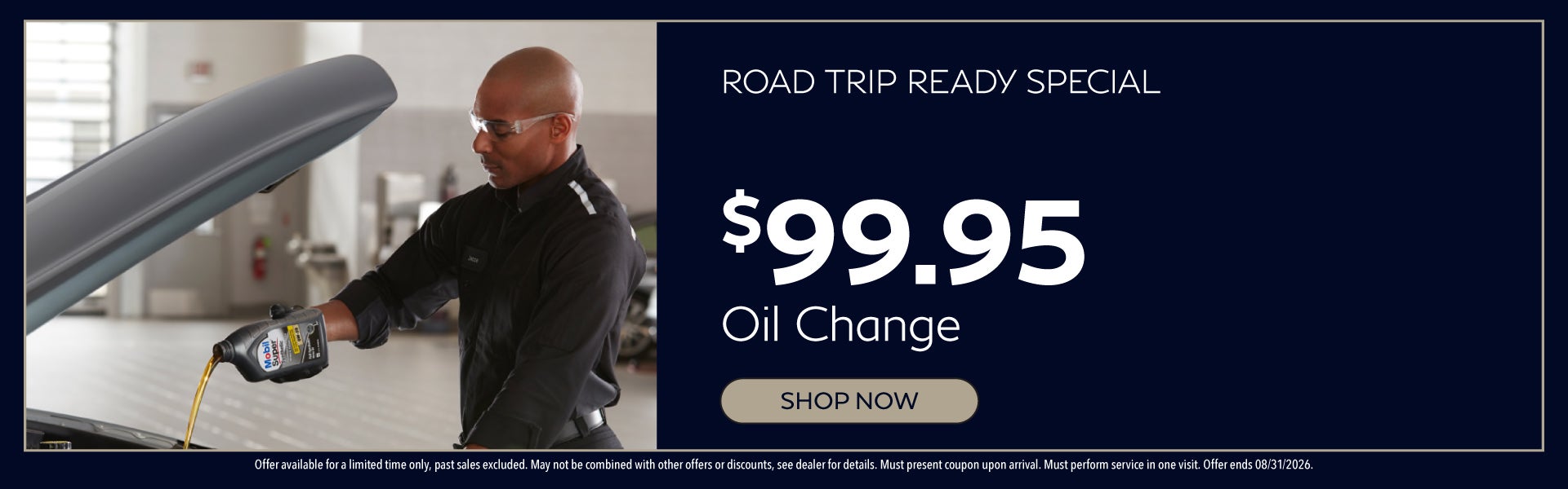 Road Trip Ready Oil change
