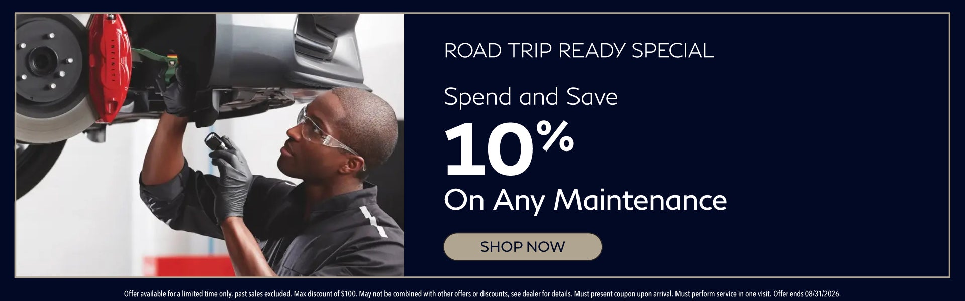 10% off any maintence