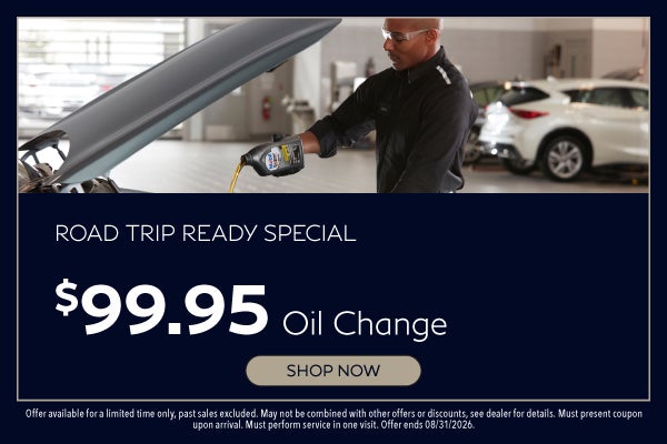 Road trip Ready oil change