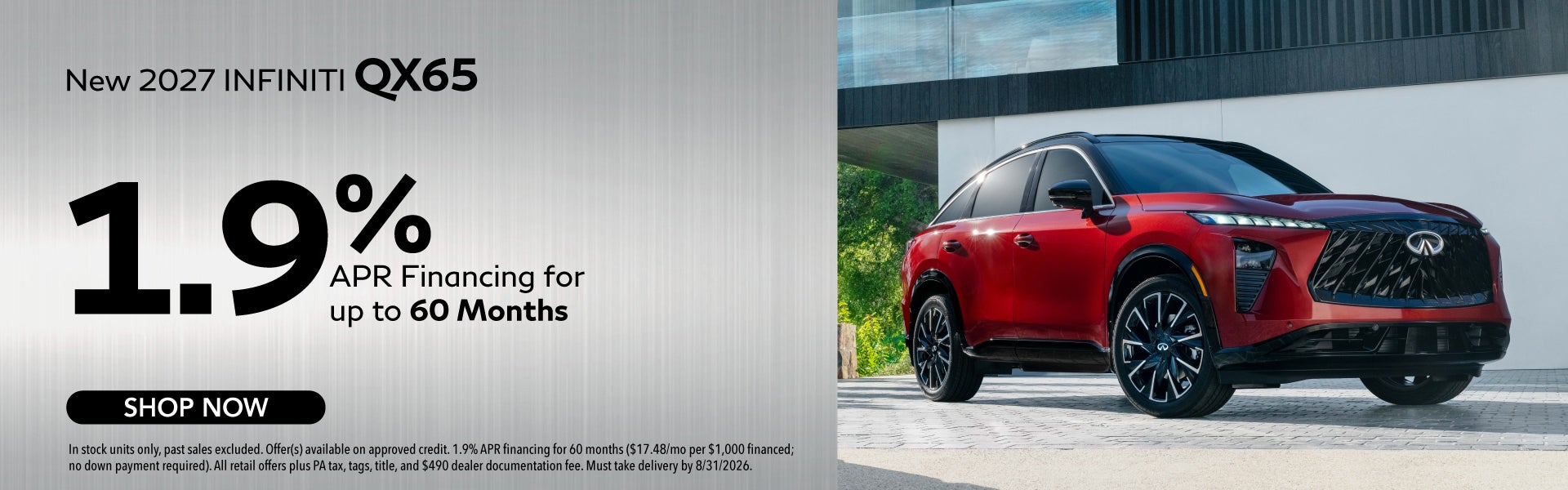  New 2027 INFINTI QX65