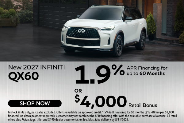  New 2027 INFINTI QX60
