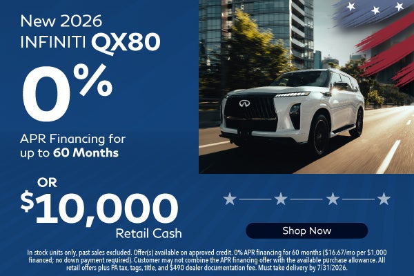 New 2026 INFINITI QX80