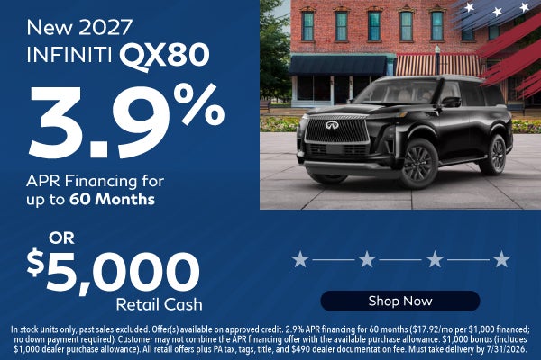 New 2027 INFINITI QX80