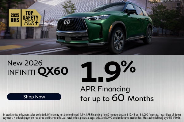 New 2026 INFINITI QX60 Models