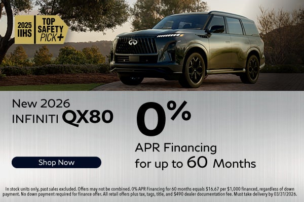 New 2026 INFINITI QX80 Models