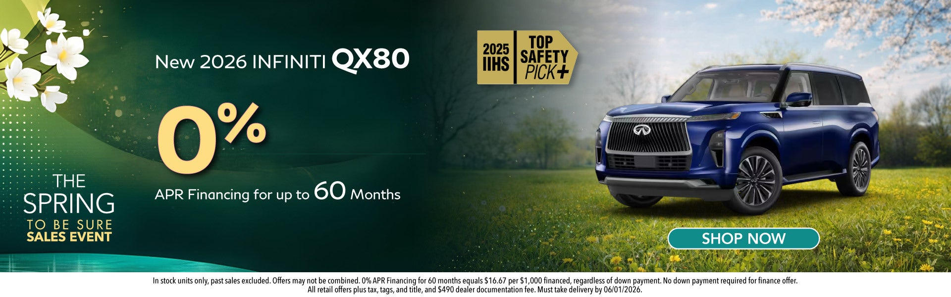 New 2026 INFINITI QX80 Models