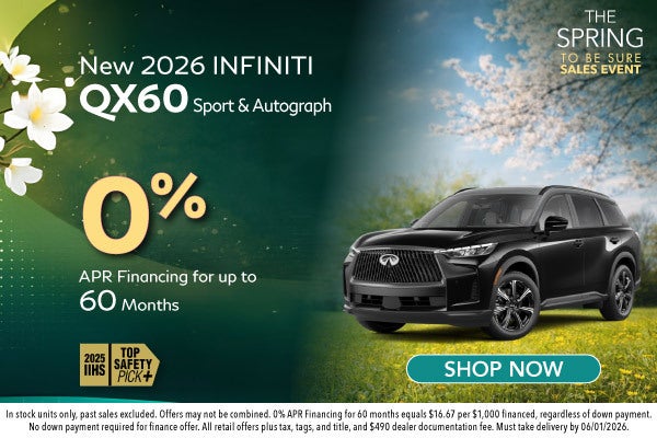 New 2026 INFINITI QX60 Sport & Autograph Models