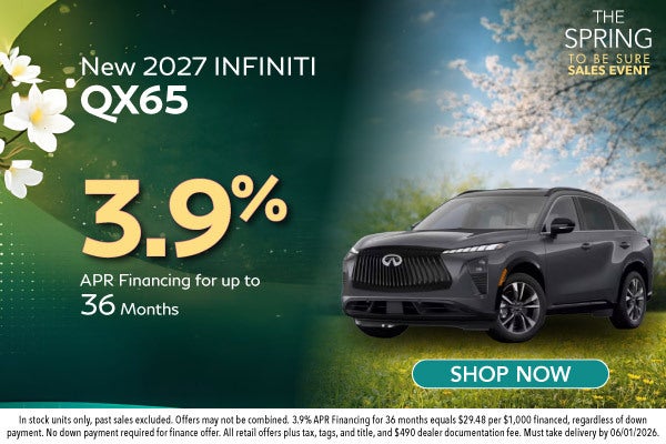 New 2027 INFINITI QX65 Models