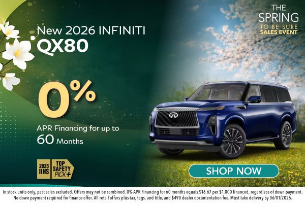 New 2026 INFINITI QX80 Models