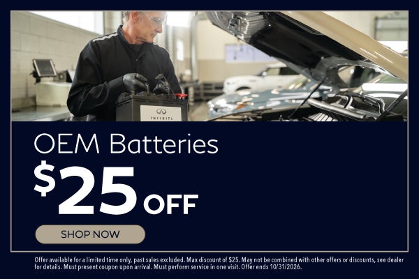 $25 Off OEM Batteries